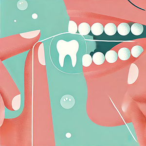 앞니 프라그 구강 청결의 중요성